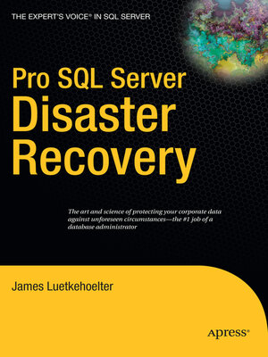 cover image of Pro SQL Server Disaster Recovery